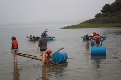 Big Lagoon Raft Building